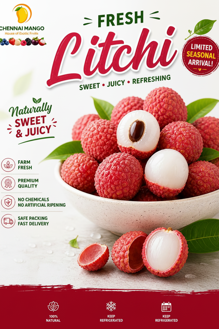 buy fresh litchi lychee in chennai